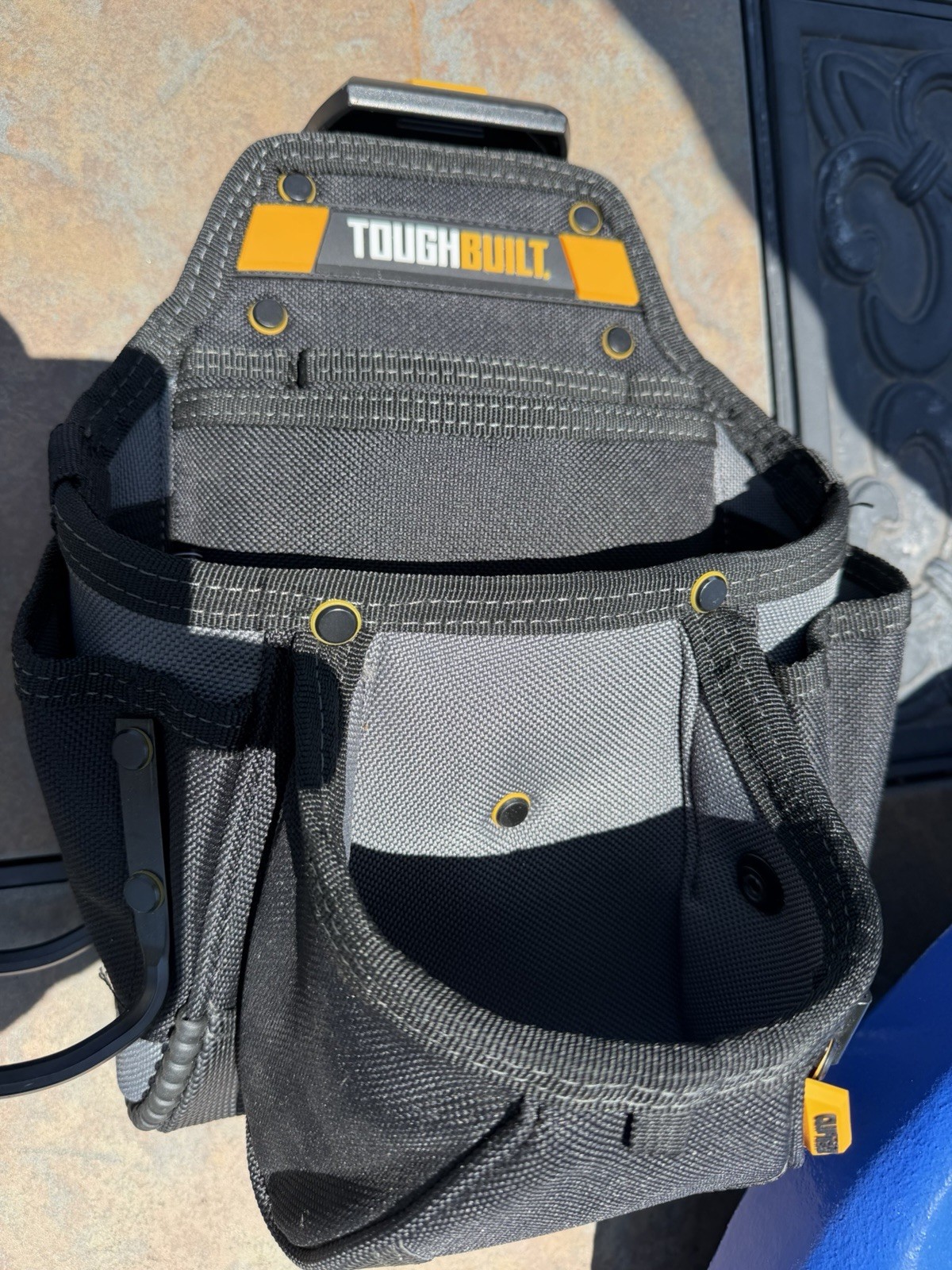 Toughbuilt ClipTech Carpenter Tool Pouch Framer USA Pockets Work Black NWOT