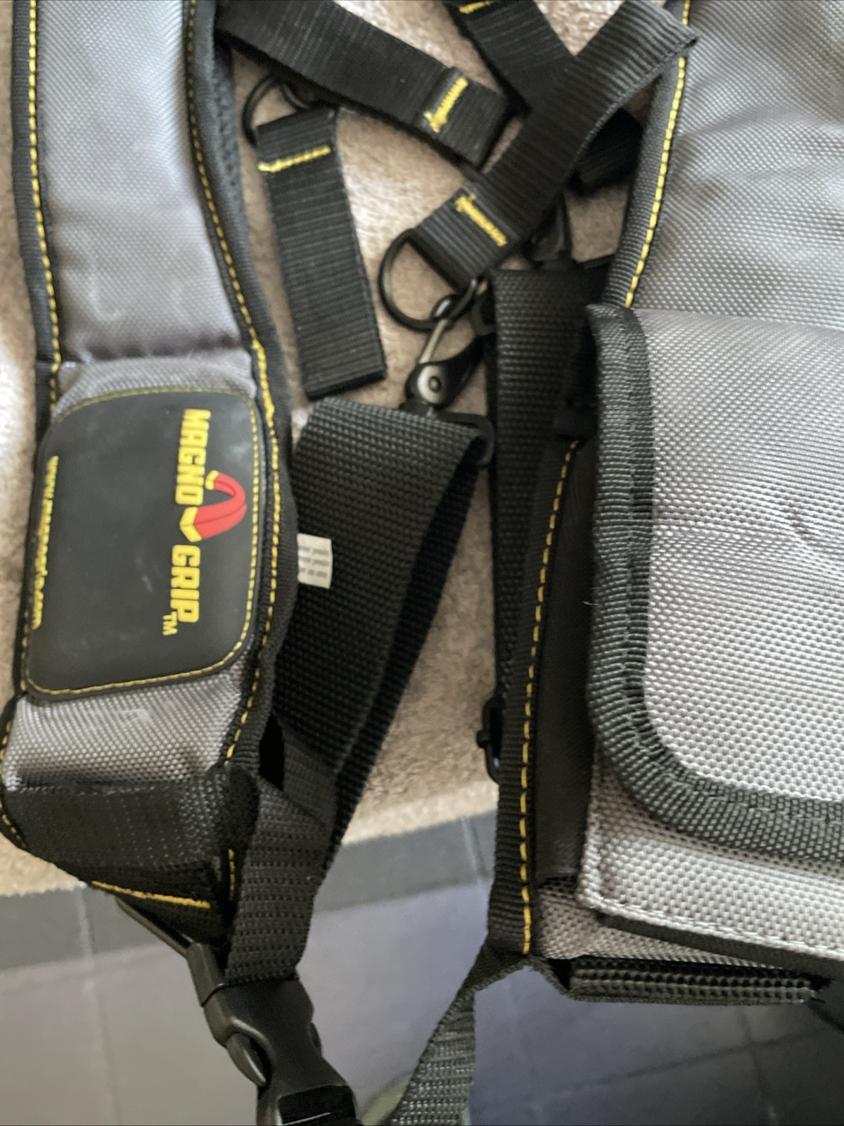 Magno Grip Tool Belt Suspenders Heavy Duty Work Suspenders for Carpentry