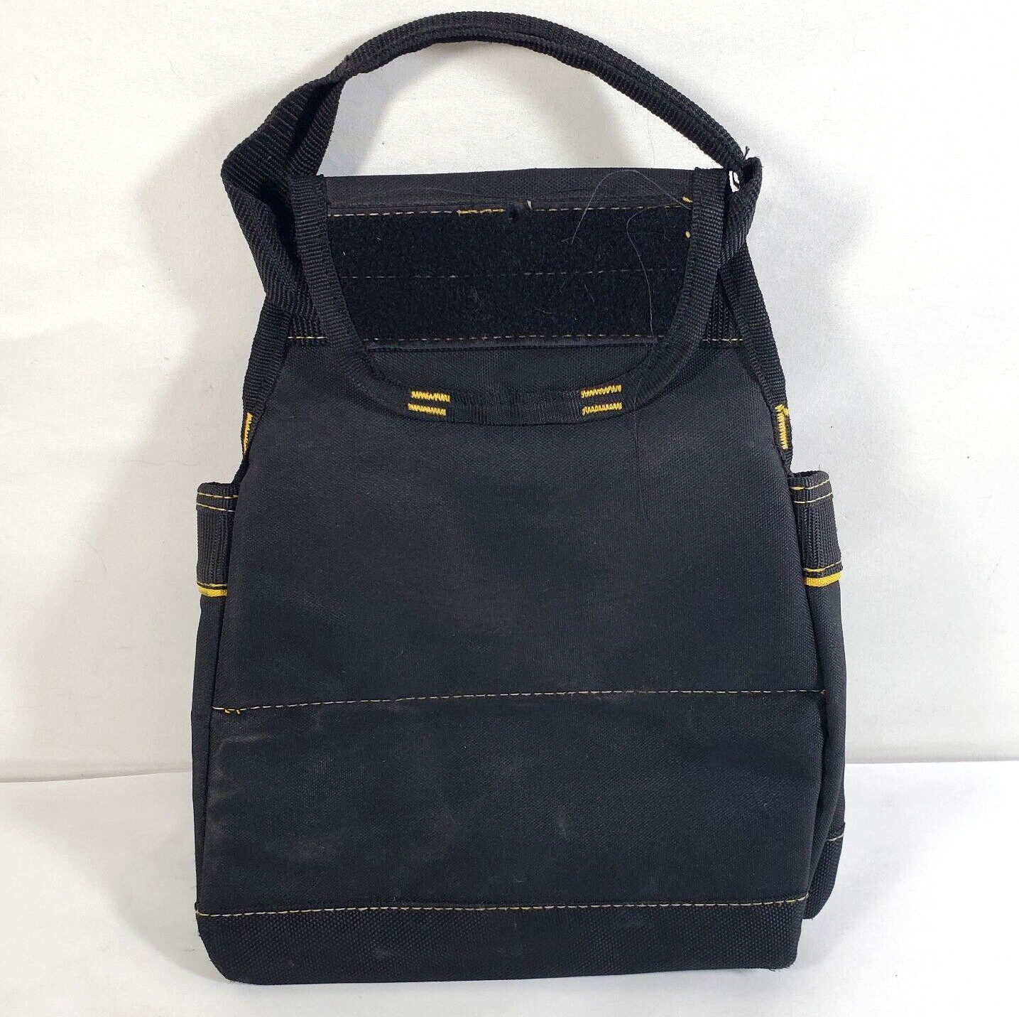 CAT Caterpillar Tool Pouch Muti-Purpose Black Yellow 13 Inches Tall No Belt