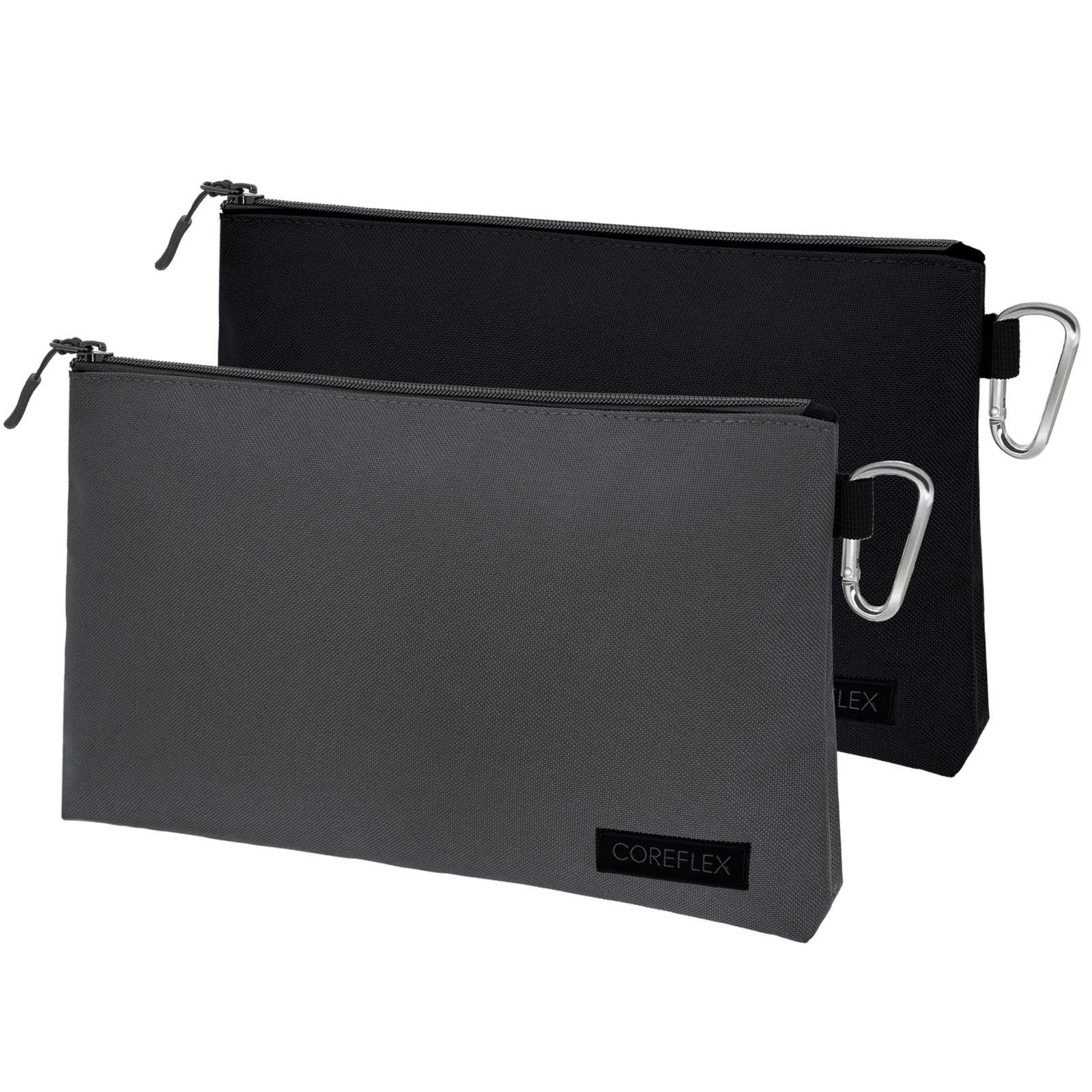 2 Pack Premium Tool Pouch Zipper Bag with internal pockets, 12inch Tool Bag, …