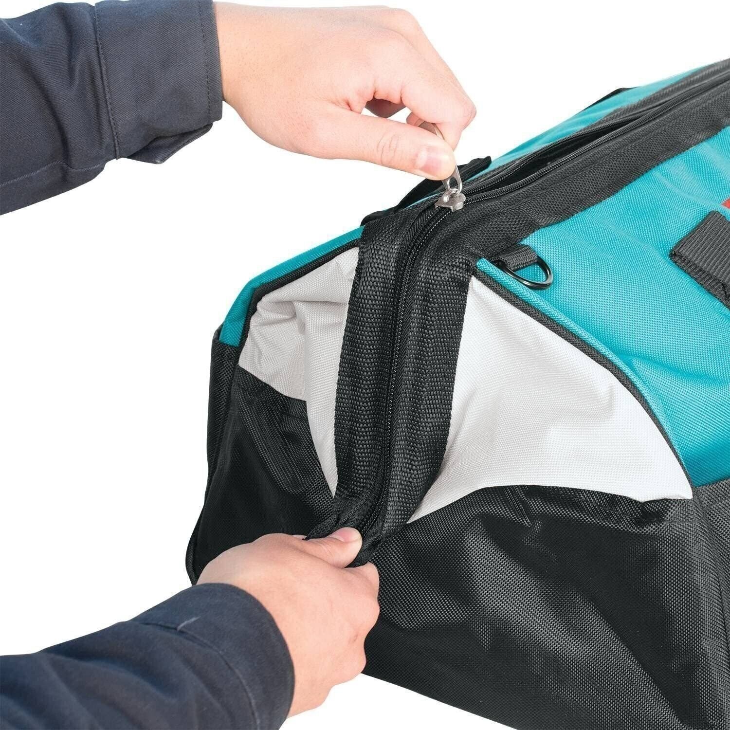 Makita 21″ Heavy Duty 10 Pocket Strap Contractor Tool Bag Carry Storage Case