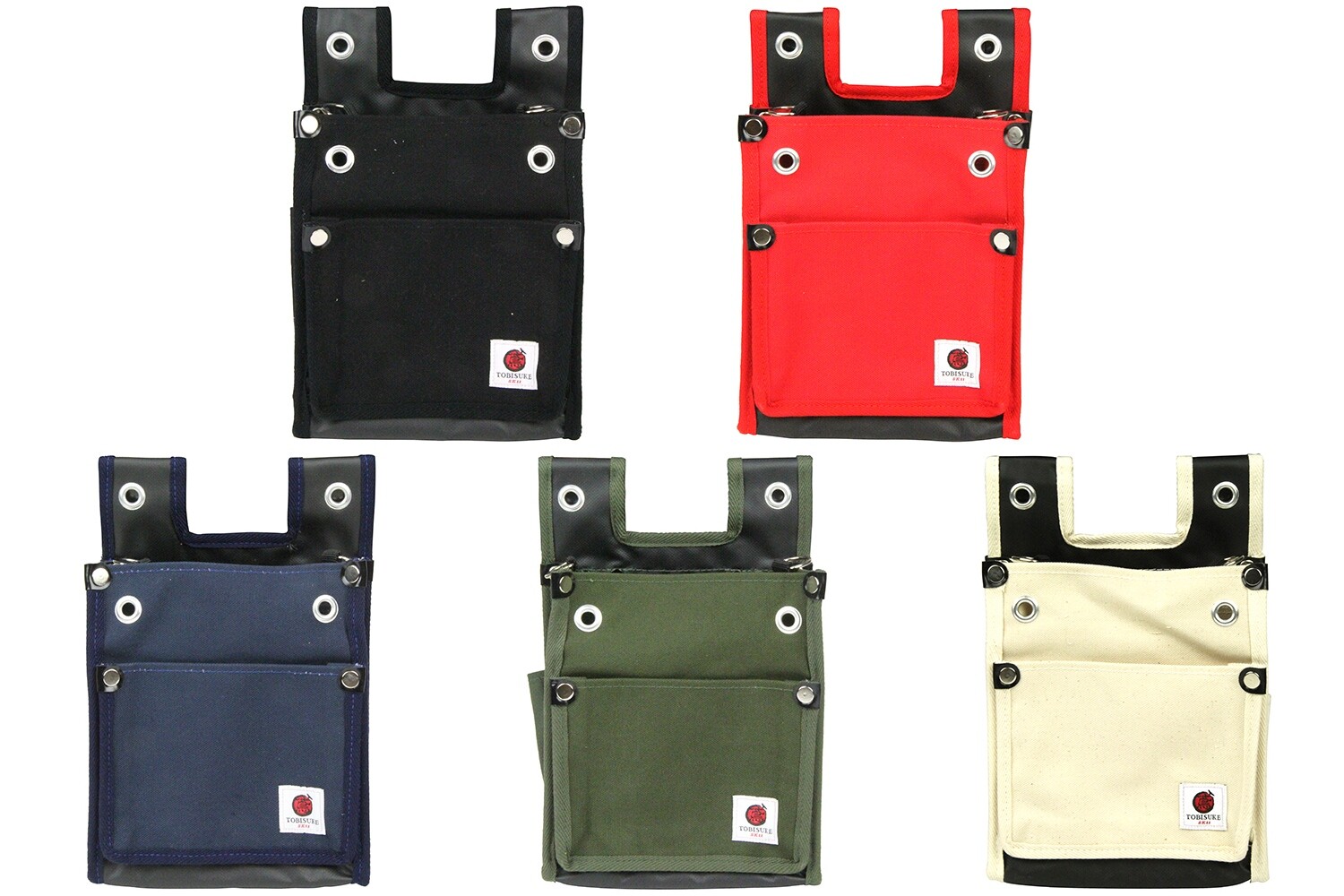SK11 Waist Tool Pouch TOBISUKE (195x300x110mm) Canvas TSH-2DBS 5 Type Japan