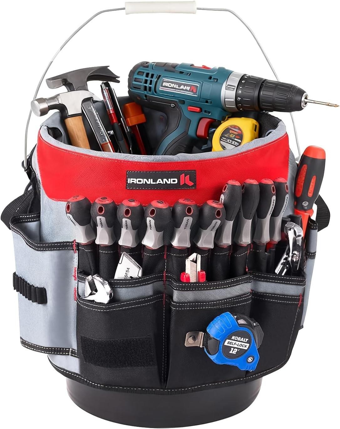 Bucket Tool Organizer 51 Pockets 3.5-5 Gallon Fits Updated updated model