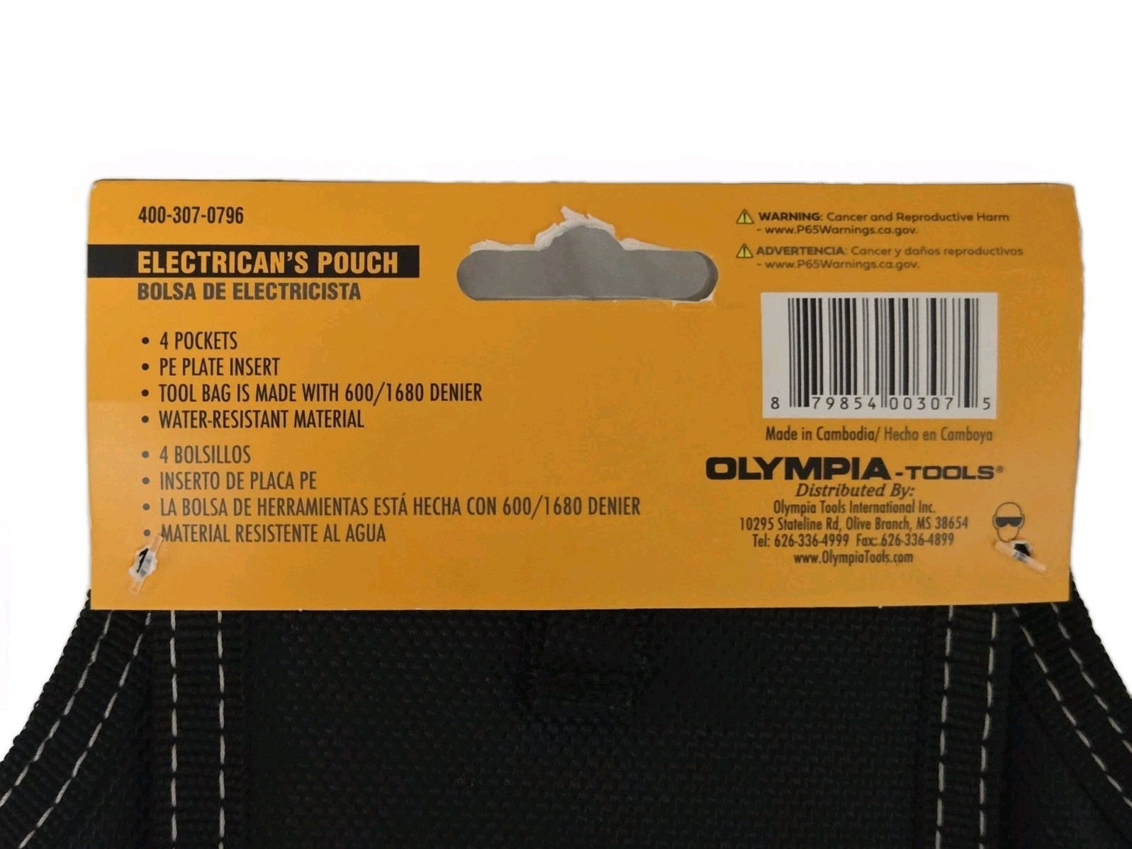 Olympia Tools – Electrican’s Pouch, Tool Belt Accessories Carry Bag
