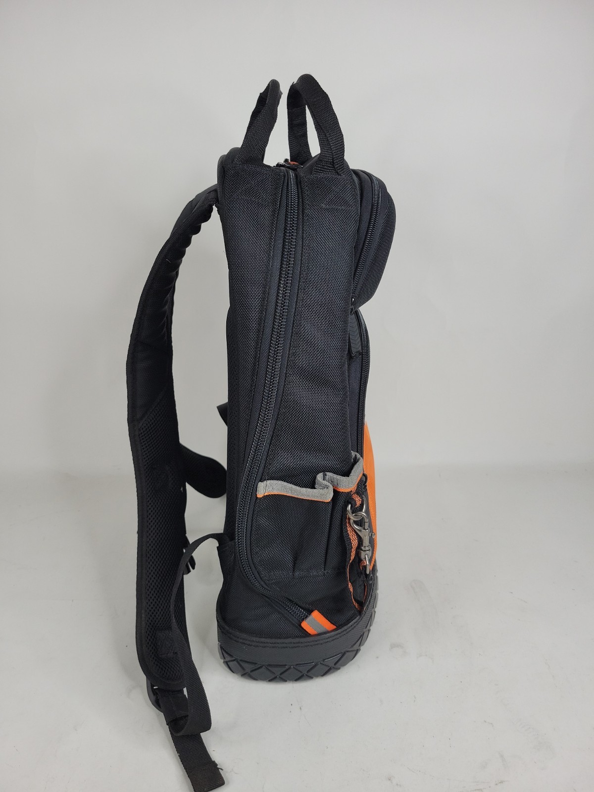 KLEIN Tools Tradesman Pro Tool Bag Backpack Multi-Pocket Black & Orange 55647
