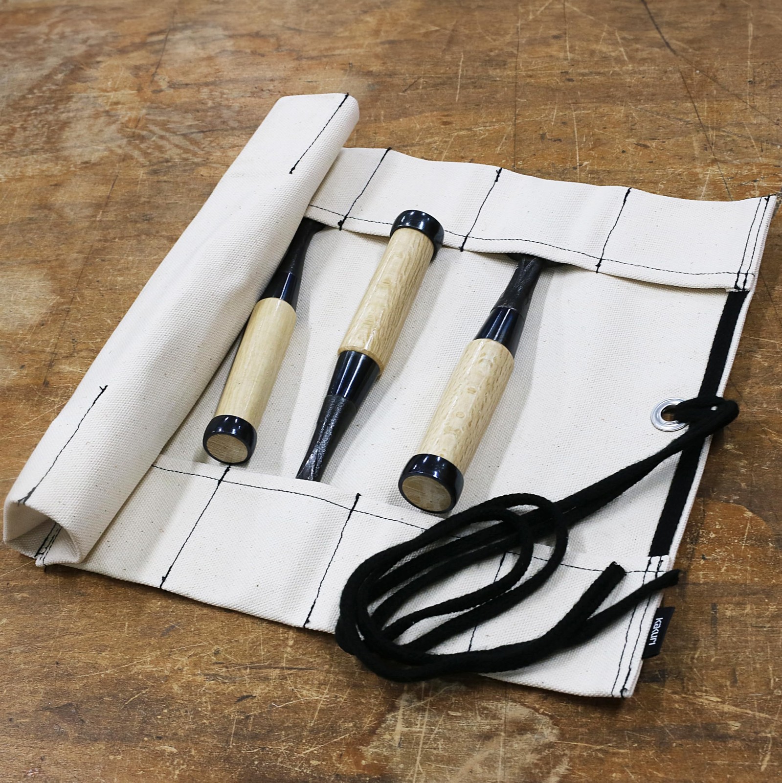 Chisel Roll Up Pouch, Heavy-Duty Canvas, 12 Pockets Tool Roll Bag Carrying Ca…