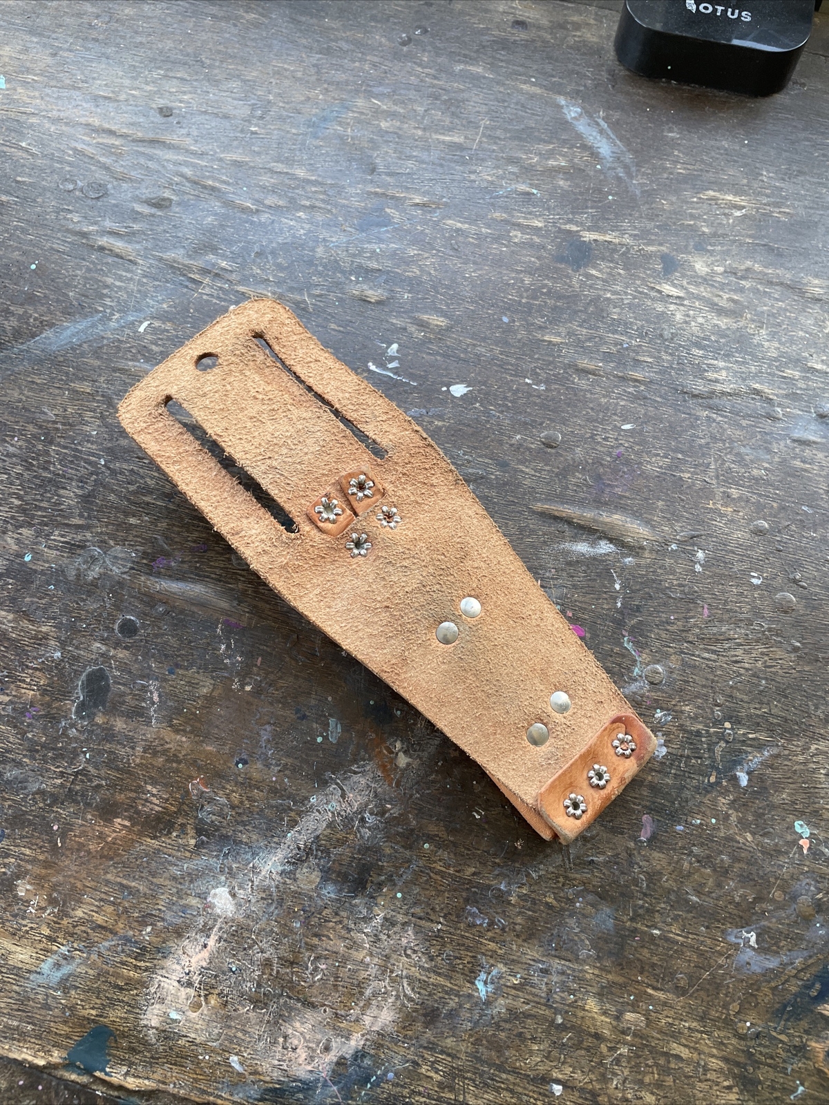 R & J Leathercraft Leather Utility Knife Holder 453** Made in the USA