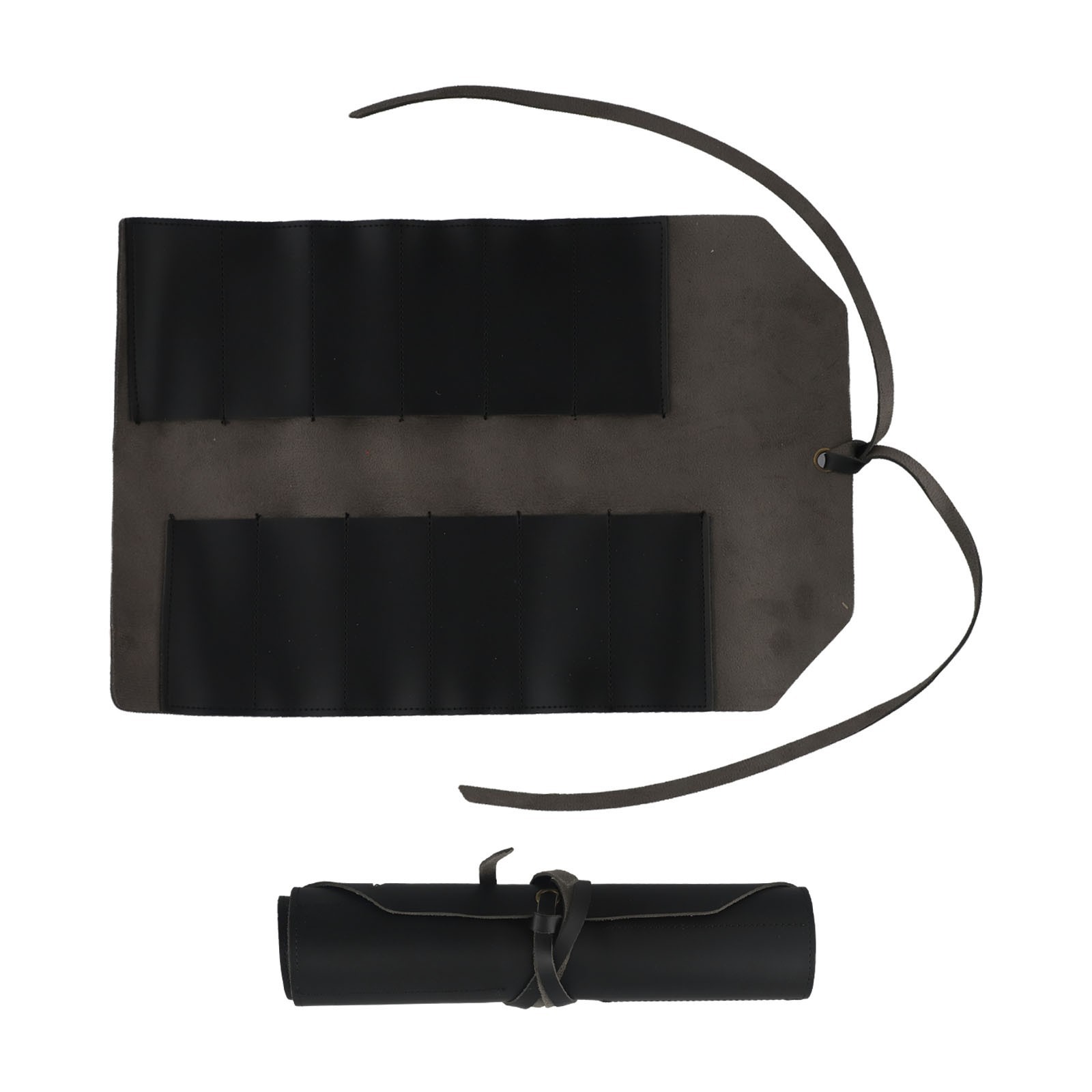 Classic Leather Tool Roll Bag for Compact and Organized Hardware Storage