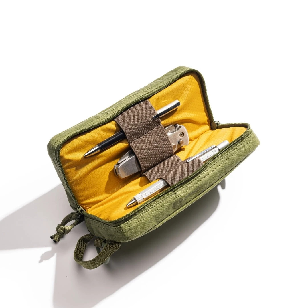 LOCHBY Venture Pouch Olive | Tactical Mini Tool Bag | Durable Water Resistant