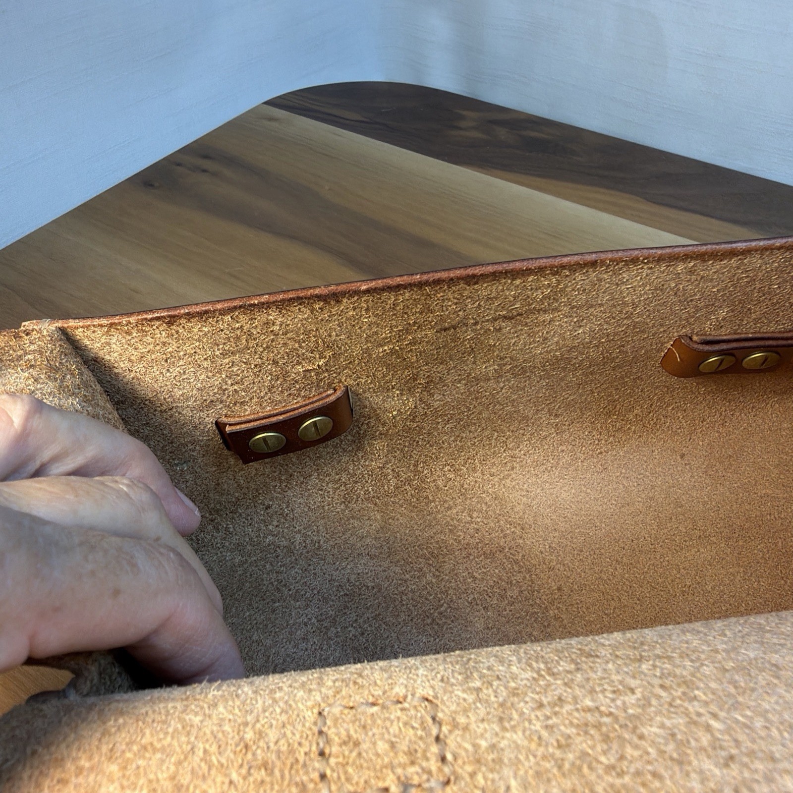 First Settlement Goods Leather Compact Toolbox Handmade Distressed 10x4x5″