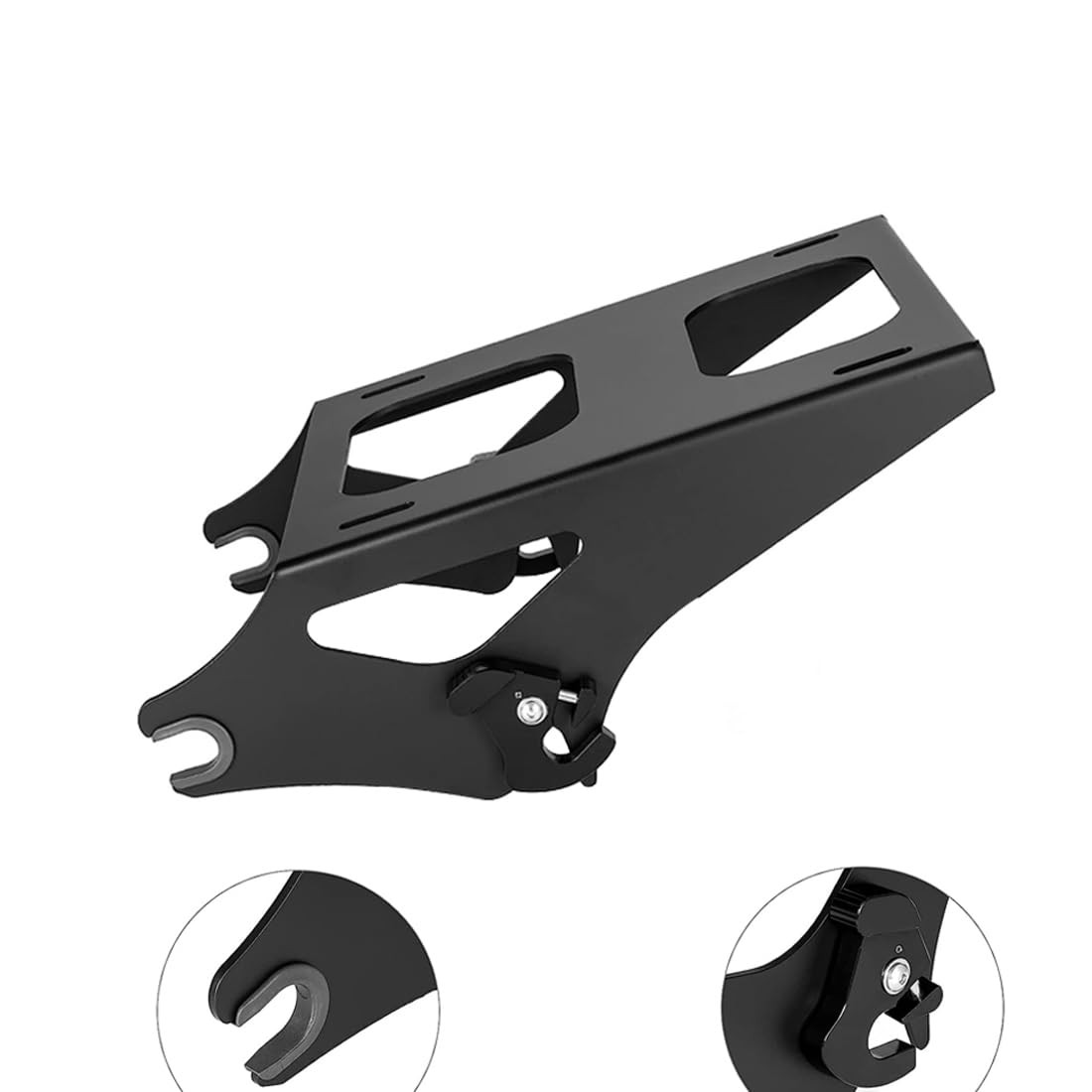 SWESGI Detachable Luggage Rack Two Up Tour Pack Pak Mounting Rack for 2014-2022