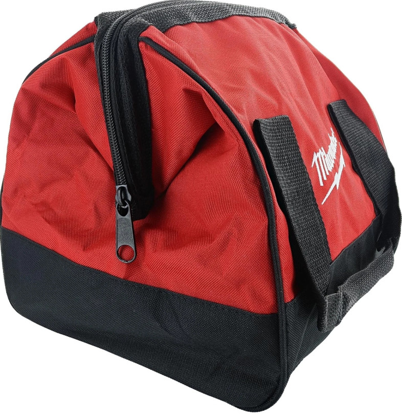 Milwaukee Contractor Tool Bag Zippered Carry Case 10x9x8 Heavy Duty- Brand New