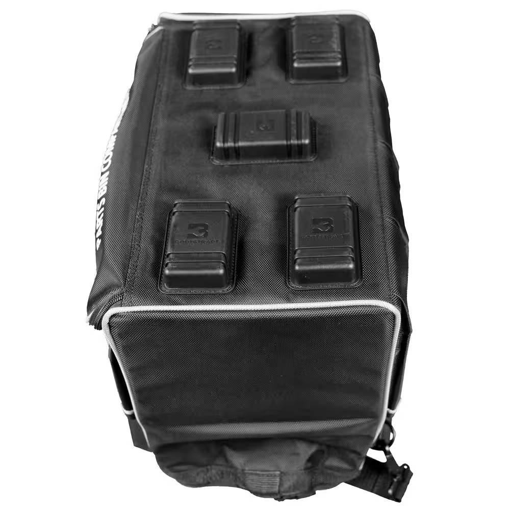 16 In. Large Mouth Tool Bag with Integrated Parts Bin Compartment NEW