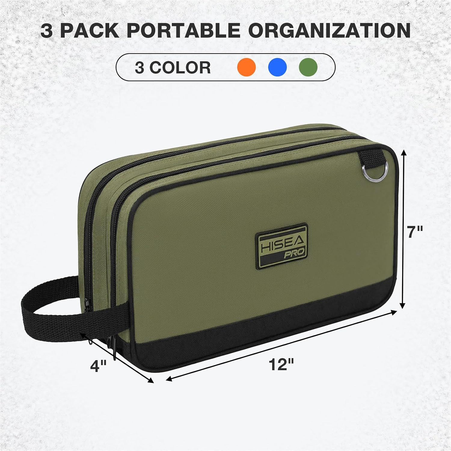 Small Tool Bag, 12 Inch Tools Pouch with 2 Pockets and Adjustable Shoulder Strap