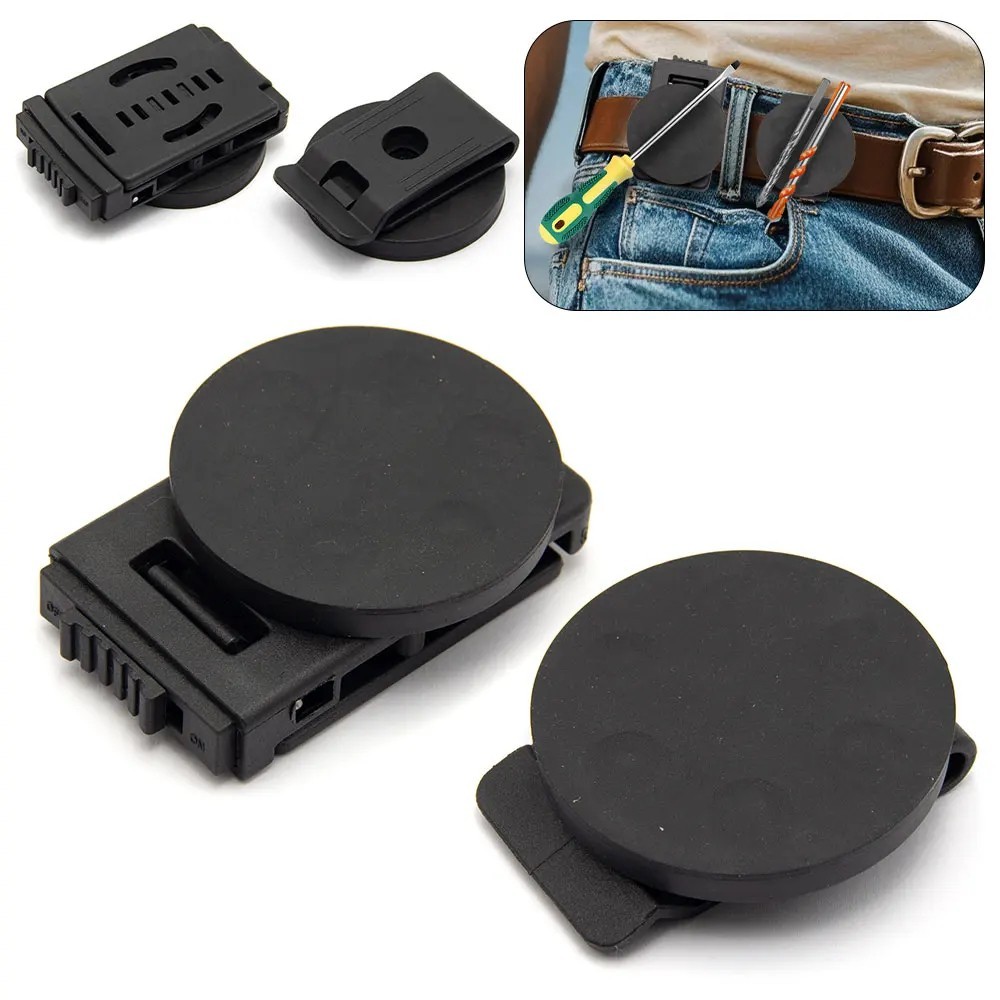 Non-Slip Tool Holster Belt Clip Quick Access Magnetic Tool Holder Detachable
