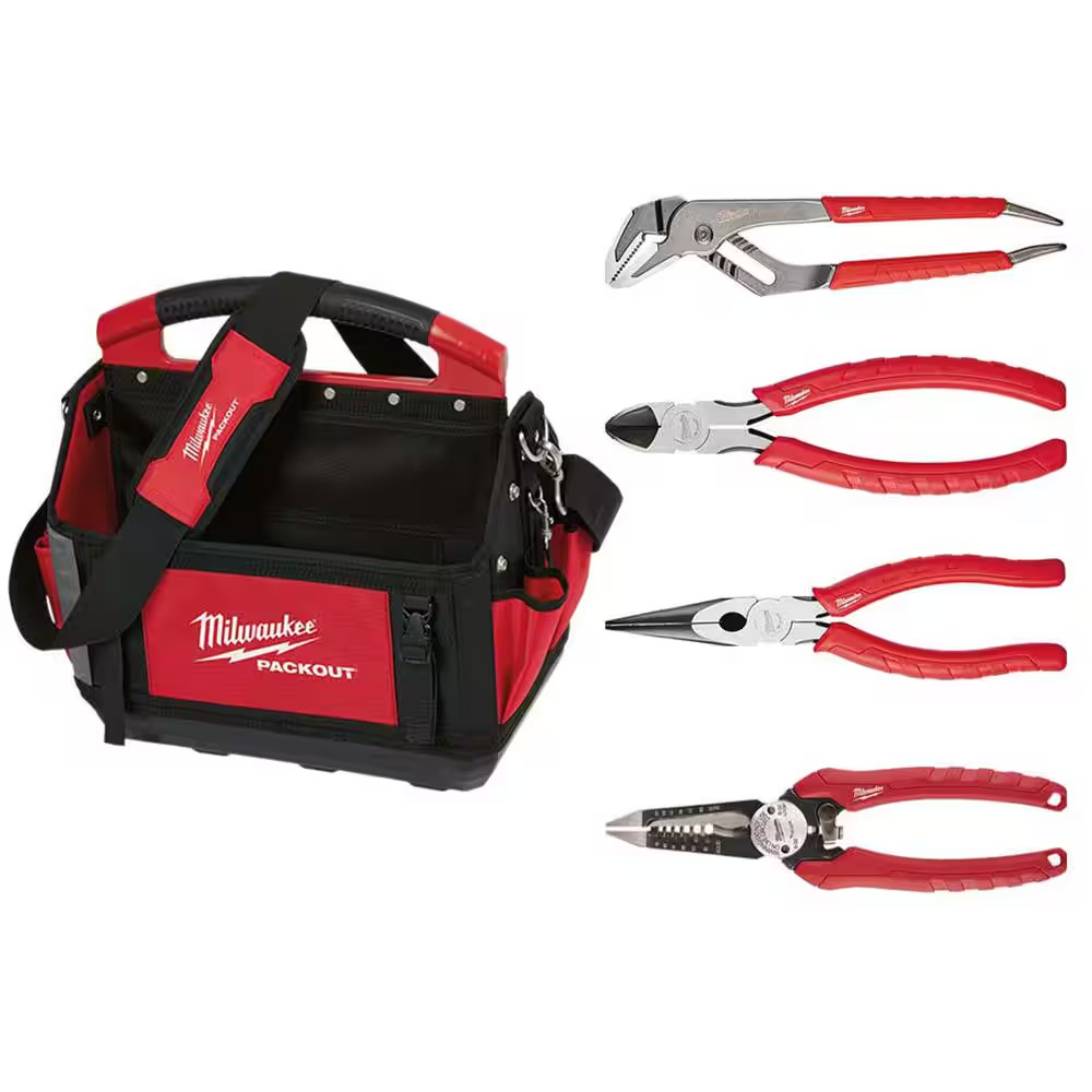 PACKOUT Tote with Pliers Set (4-Piece)