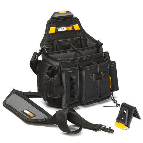 TOUGHBUILT Master Electrician Pouch W / Greenlee 4PC Tool Set, DMM Meter +Tester