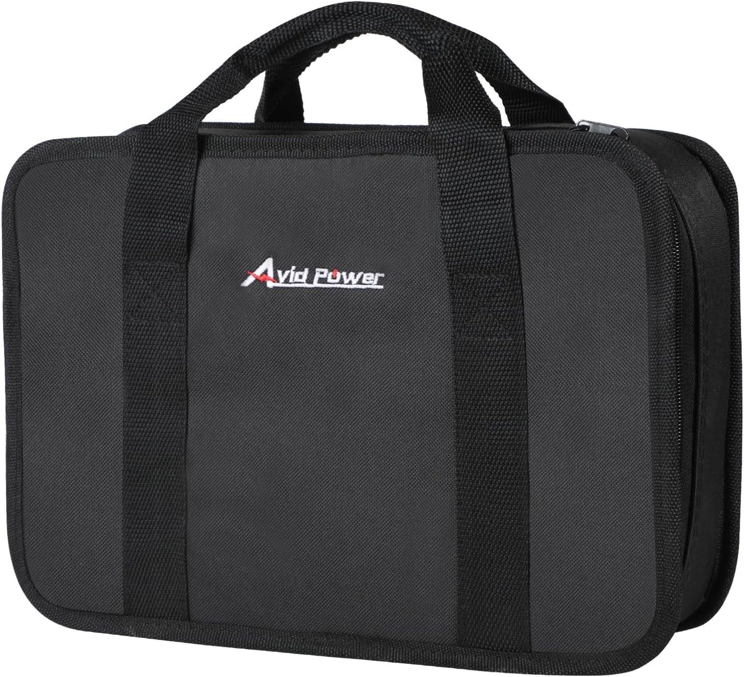 Versatile 12-Inch Tool Carrying Case with Mesh Organizers & Zipper Closure