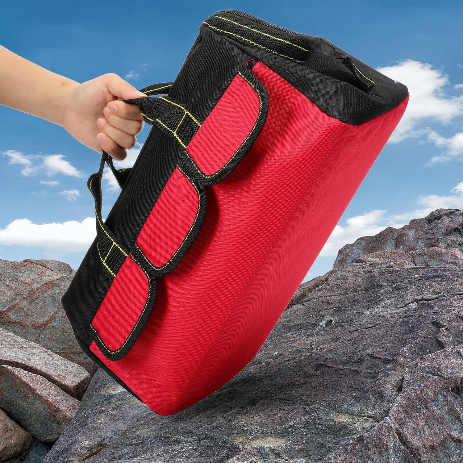 3 Pack Waterproof Tool Bag Set – Black/Red/Blue 16 Inch