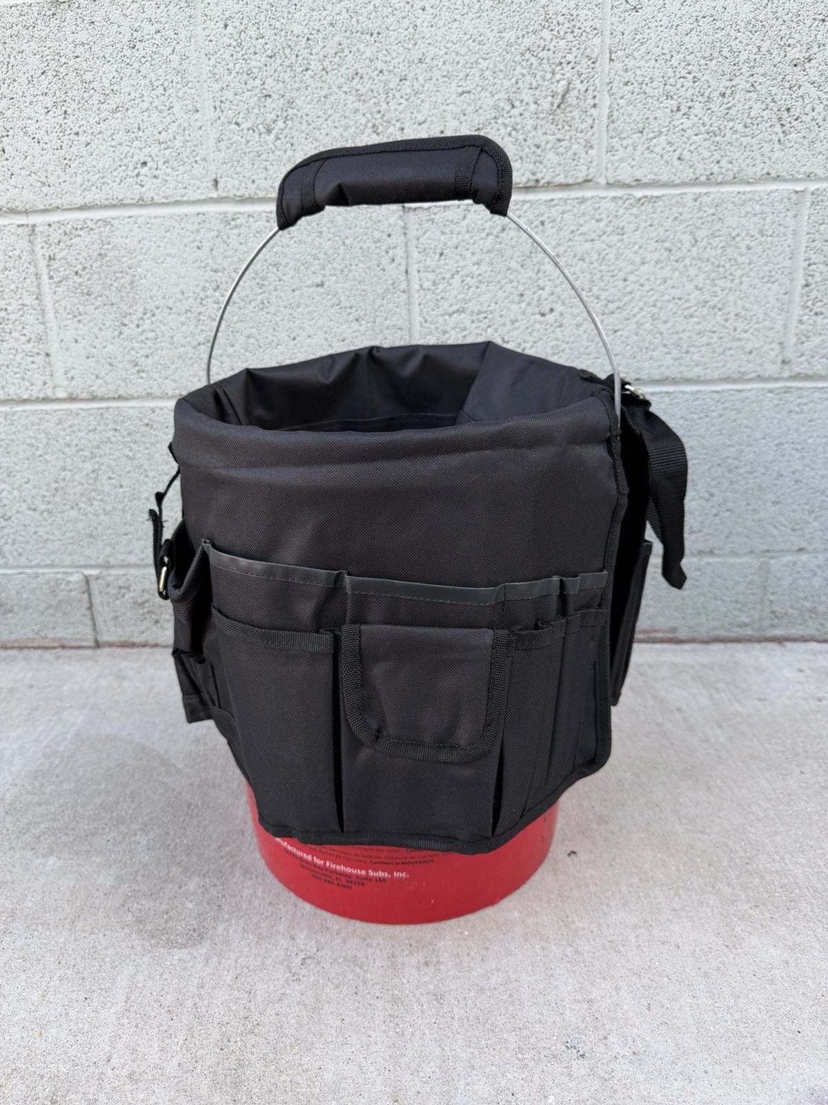 Snap On Tools 5 Gallon Bucket Caddy Tool Bag Storage Travel Case Snap-On Racing