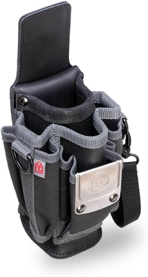 Pro Pac MP1X Leather Tool Pouch: Compact Organizer for Electricians & DIYers