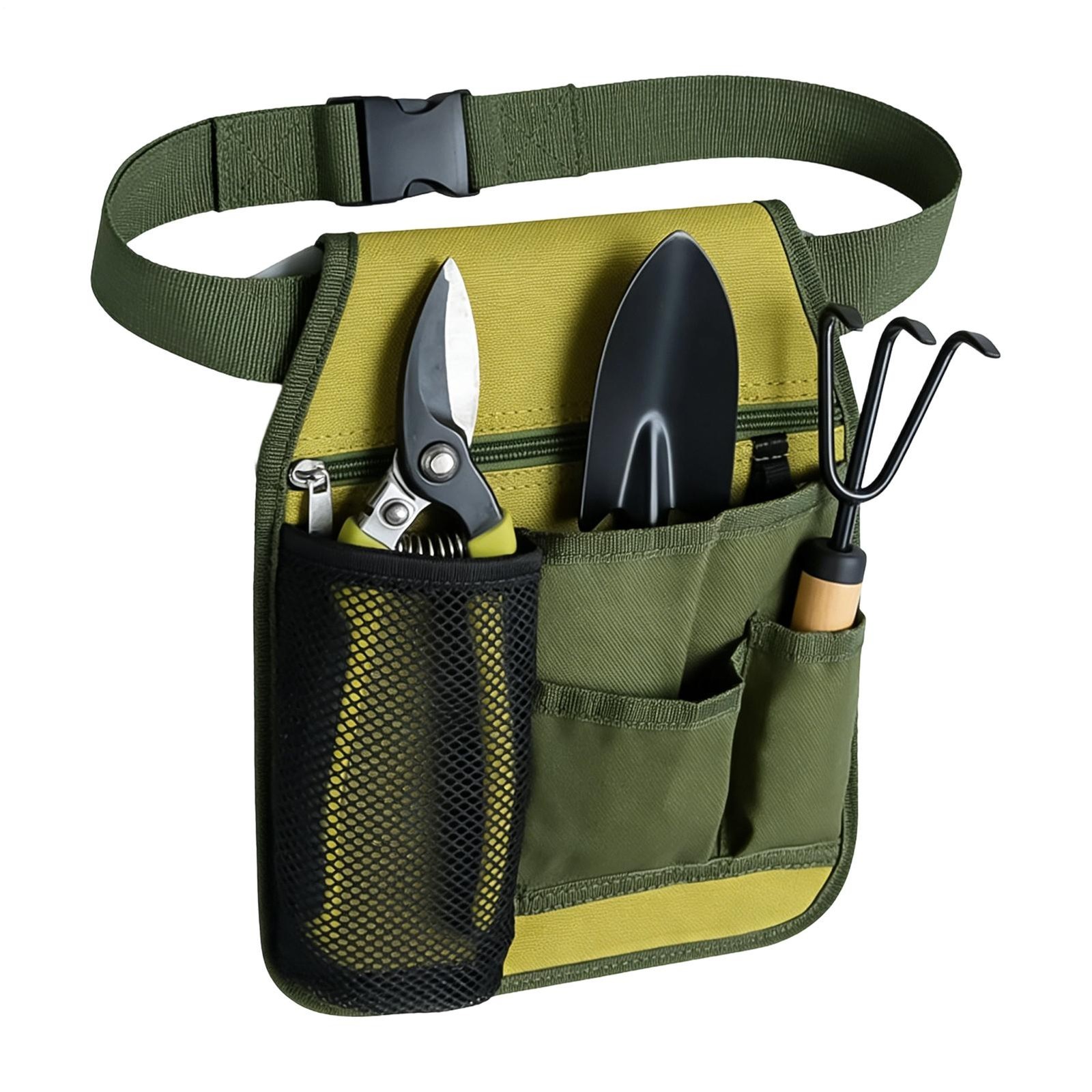 Garden Tool Belt Adjustable Unisex Multiple Pockets Multifunctional Tool Bag