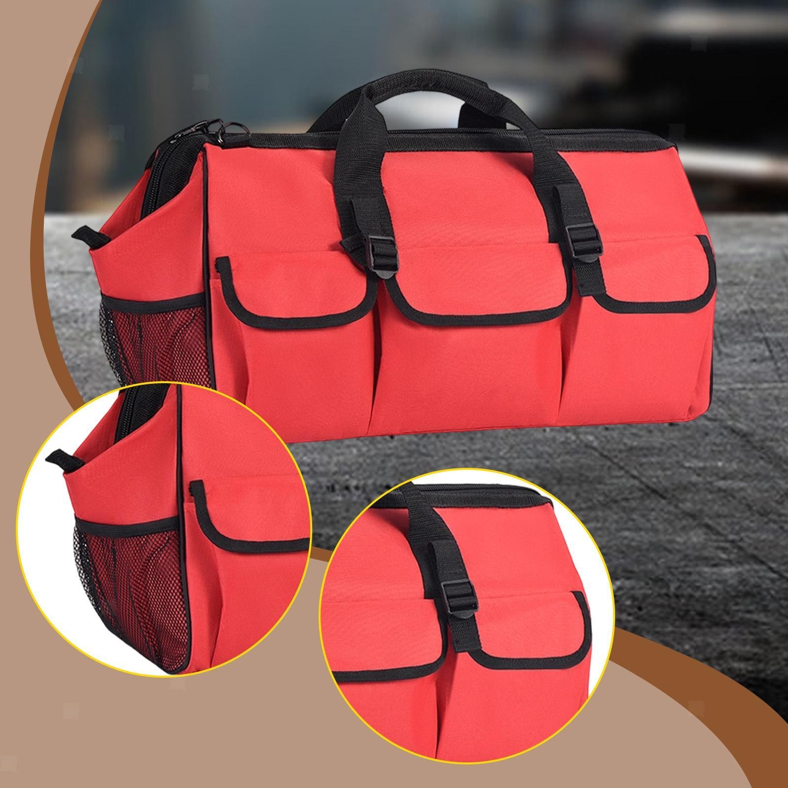 Tool Bag Cleaning Supplies Bag Multiuse Portable with Handle Tote for Mechanical