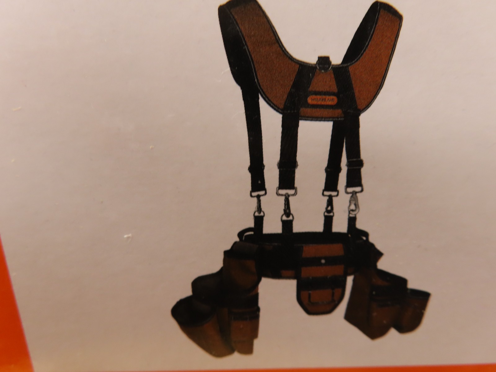 WELKINLAND 39-Pocket, Heavy Duty Tool Belt w/ Suspenders (WO0240)
