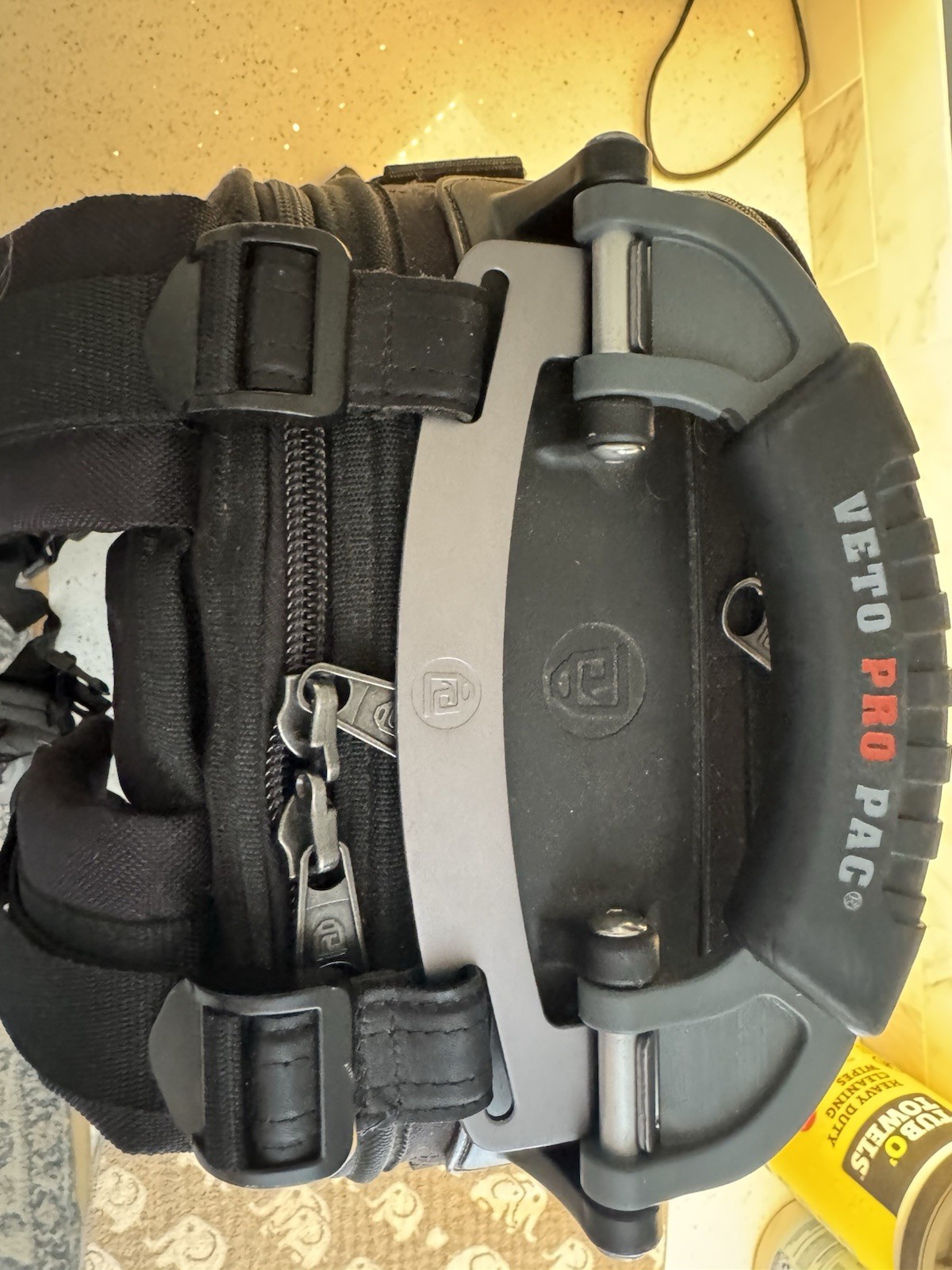 Veto Pro Pac Tech Pac Blackout Backpack With Hi Viz V-Swap Inserts EXCELLENT