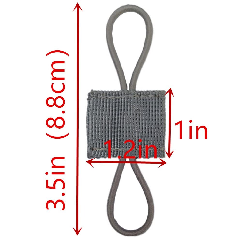 4pcs MOLLE EDC tool holder elastic strap for backpack vest webbing