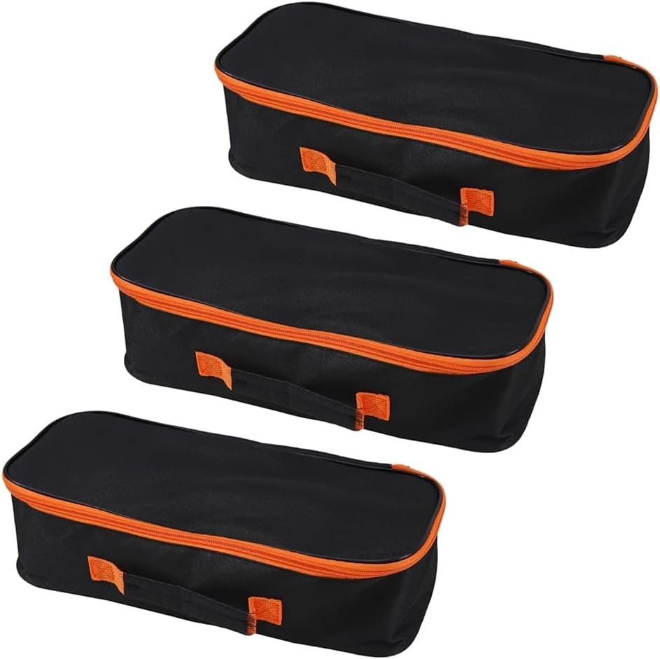 3pack Tool Pouch with Zipper Utility Small Tool Bag for Screw Plier Wrench Sc…