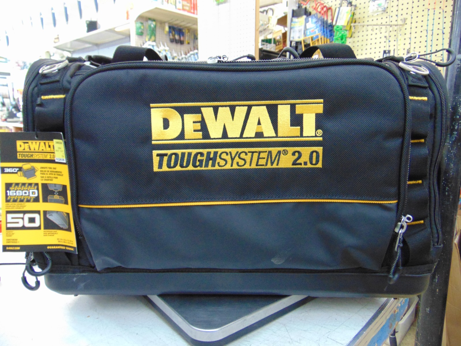 DeWALT TOUGHSYSTEM 2.0 Durable 1680D Jobsite Tool Bag w/50 Pockets (DWST08350)