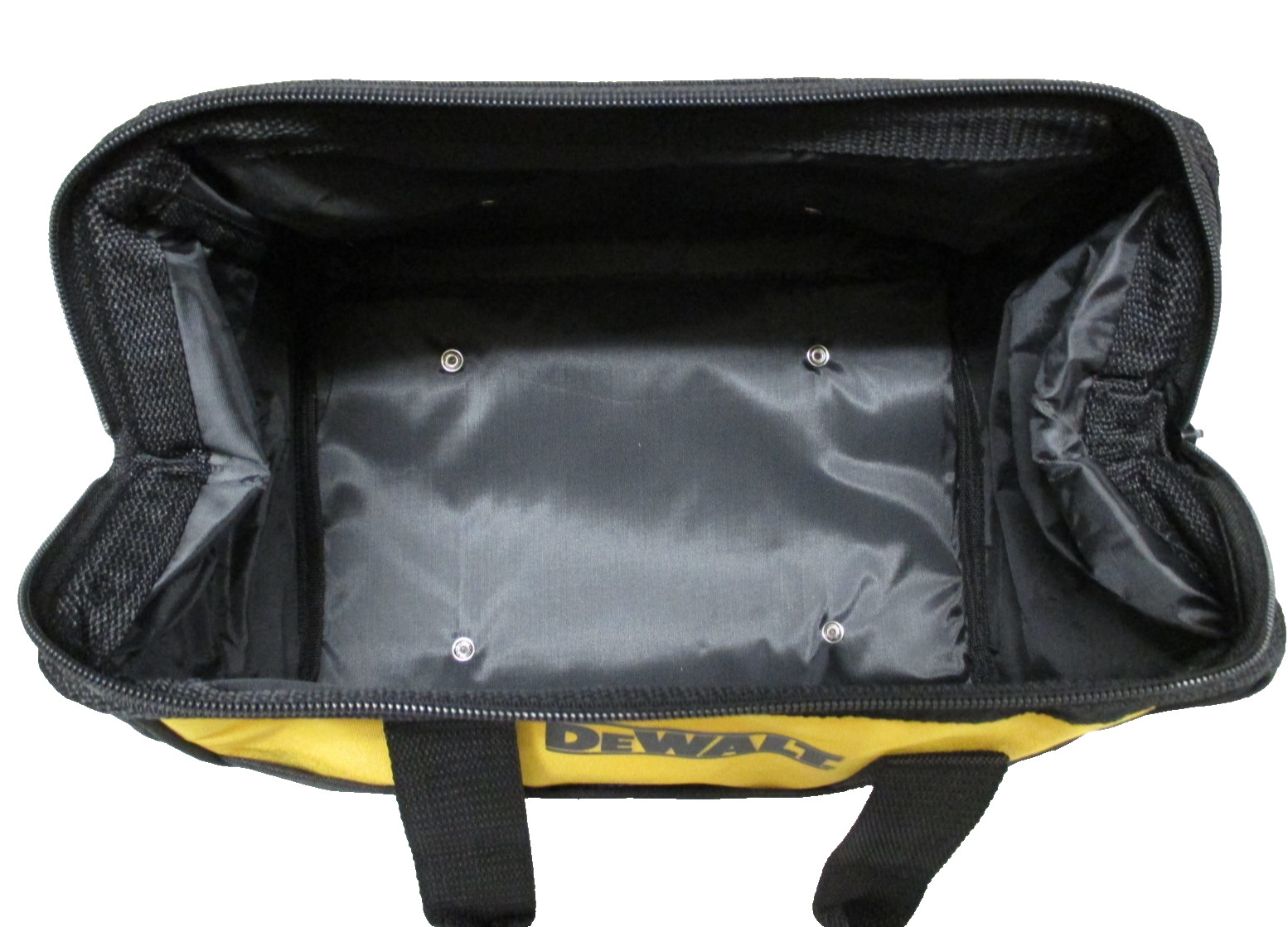 NEW! DEWALT OEM Contractor Tool Bag Case Ballistic Nylon Zipper & Handles 13x9x9