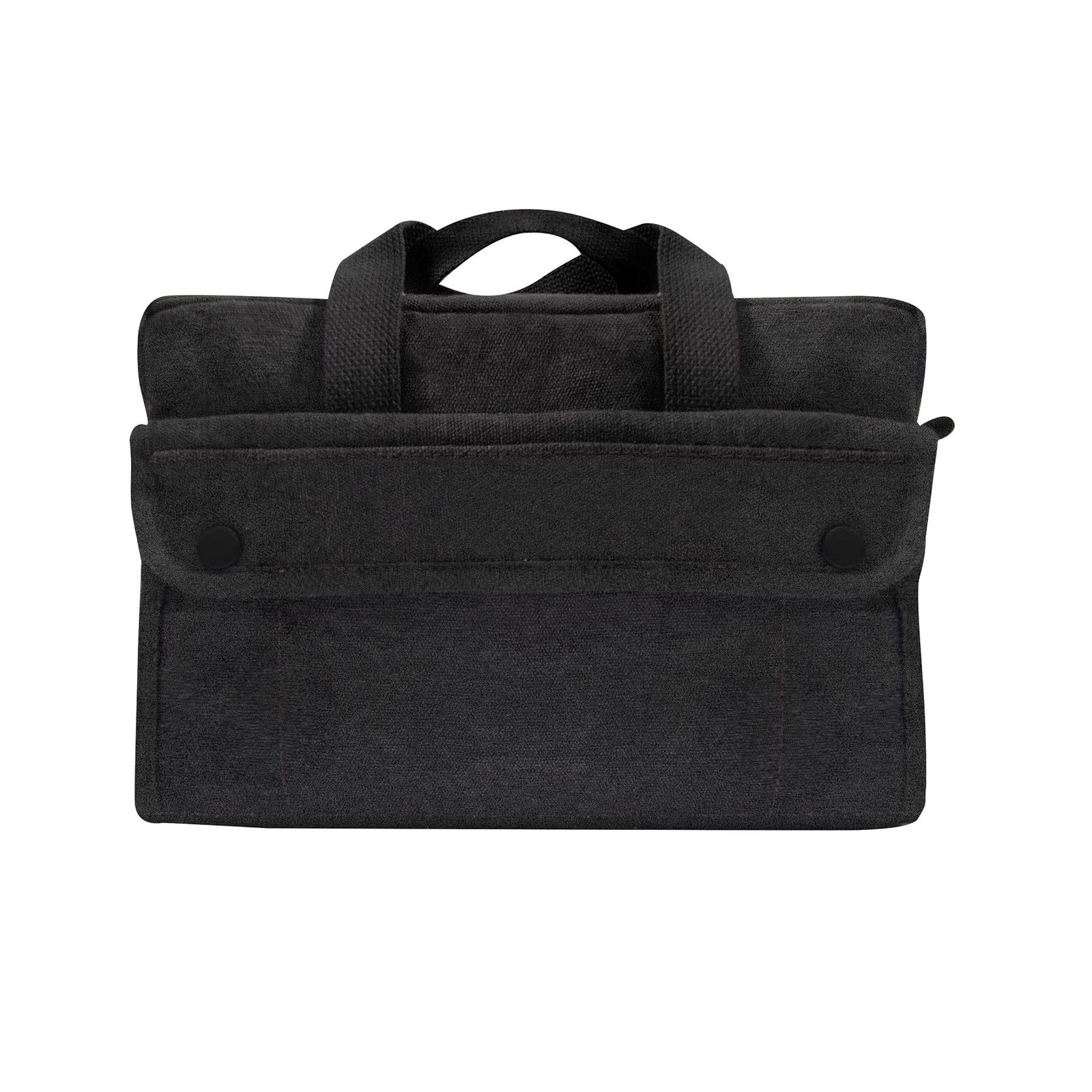 Heavy Duty Charcoal Grey Portable Tool Box with Multiple Pockets for Organizing