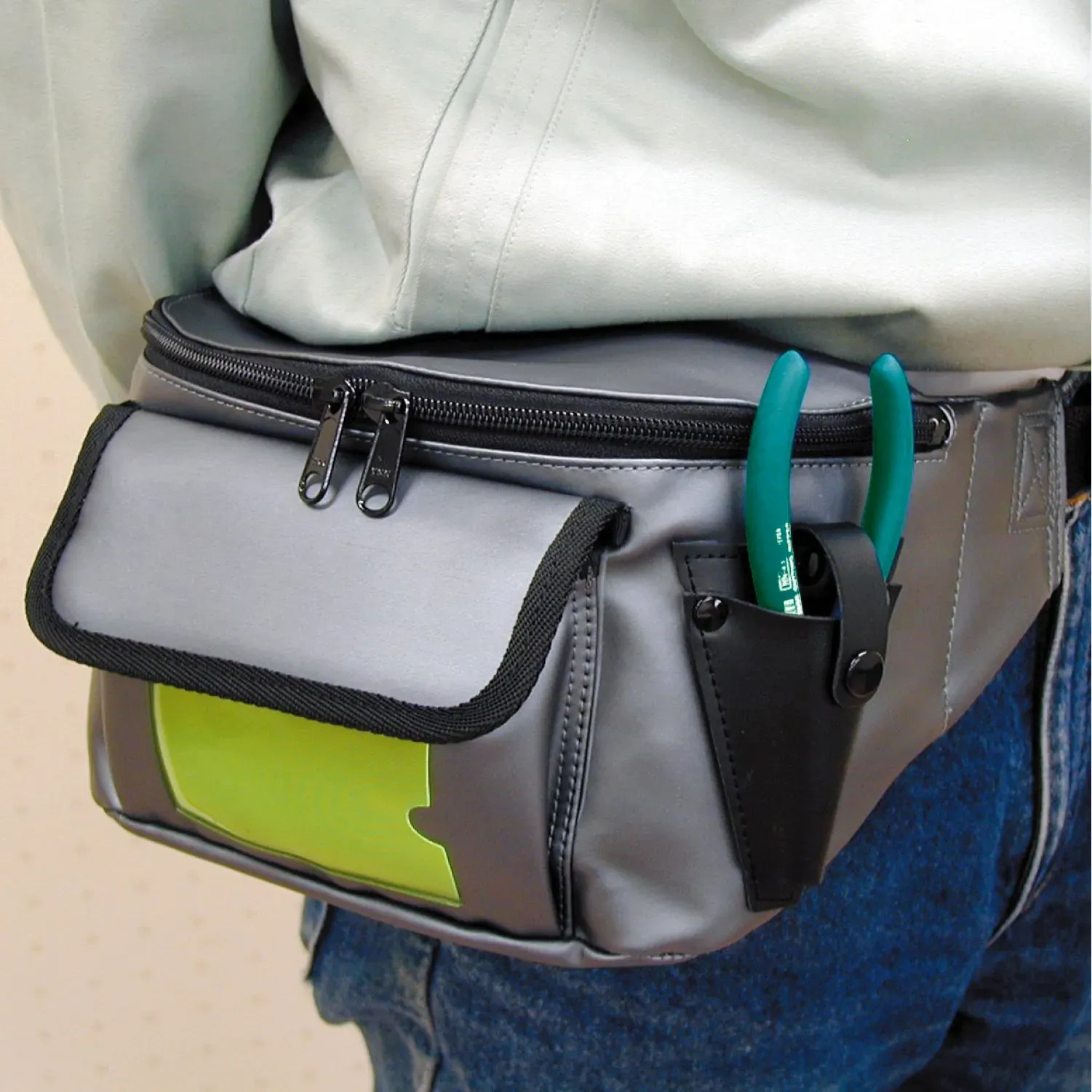 NEW ENGINEER KSE-21 Large Tool Waist Pouch, High-Quality PVC