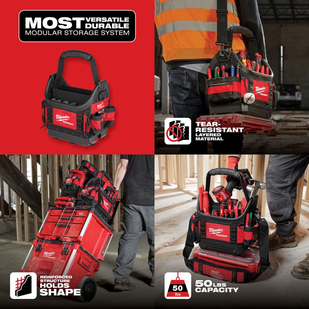 Milwaukee Packout 10 In Structured Tote