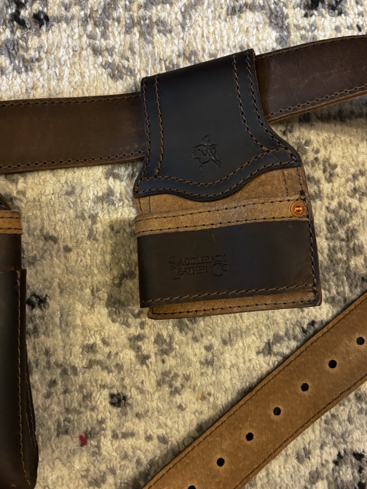 Saddleback Leather Tool Belt Set Brown