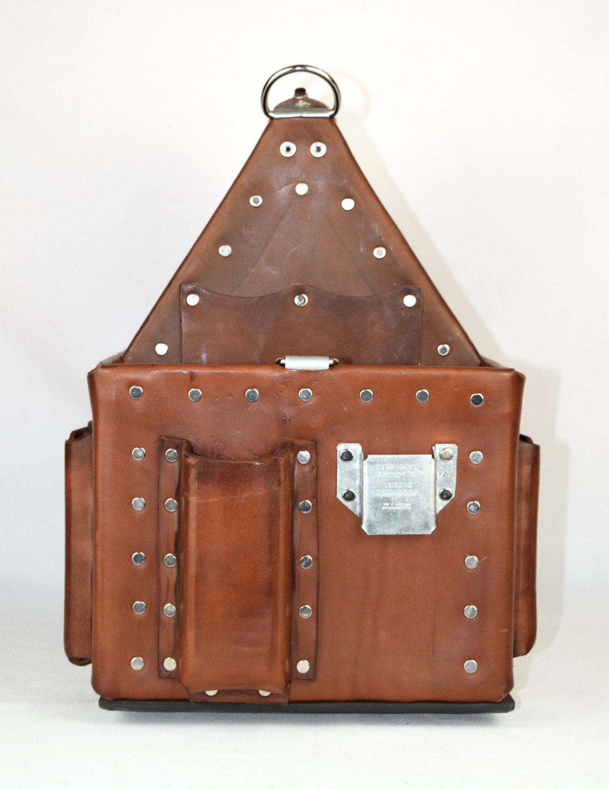 Electrician Leather Tool Bag Tuff-Tote Journeyman’s Stronghold tote 9X14-RNP