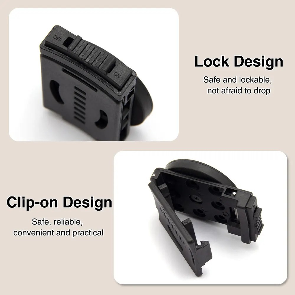 Non-Slip Tool Holster Belt Clip Quick Access Magnetic Tool Holder Detachable