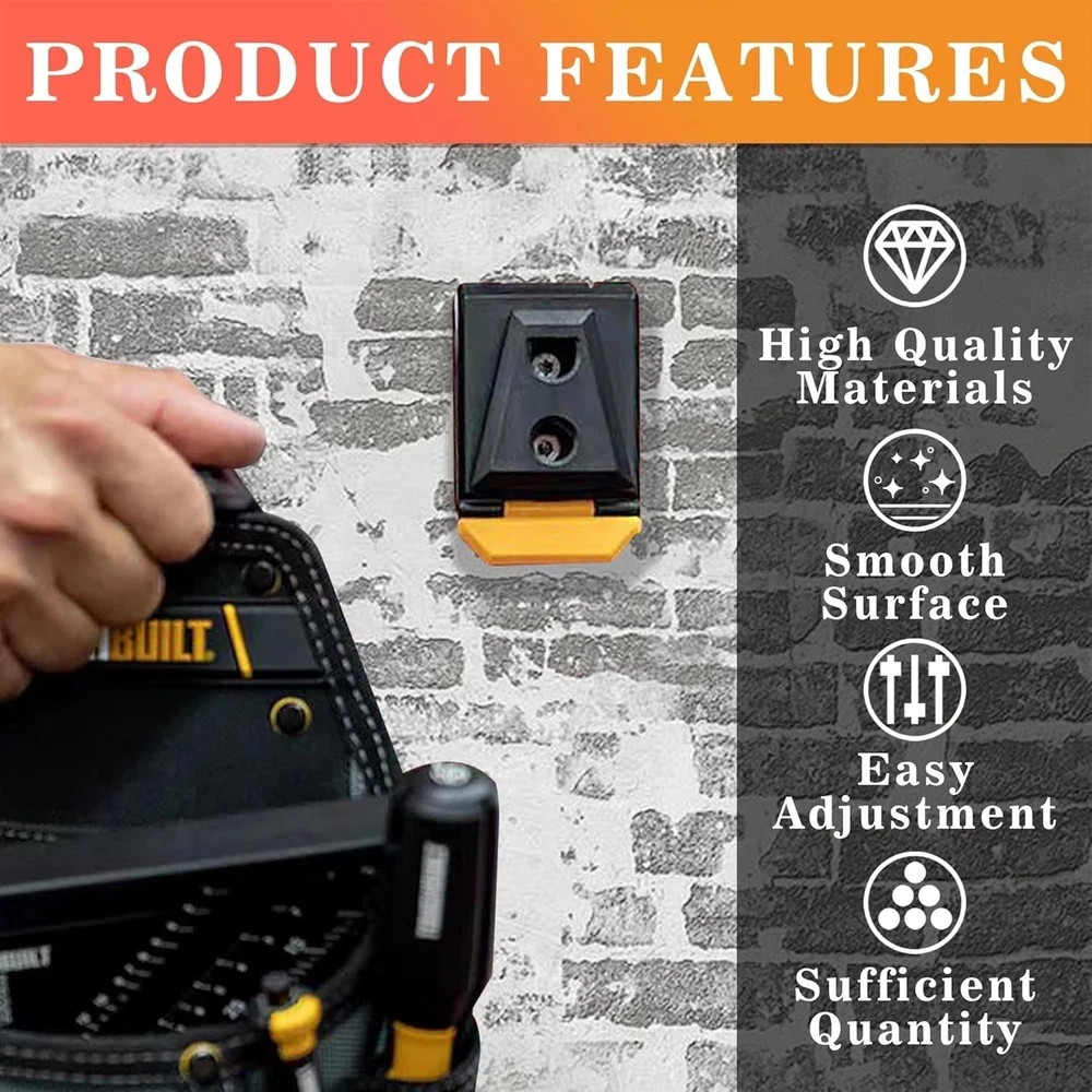 Tool Belt Clip for ToughBuilt Tool Belt & Pouches Compatible with TOU-CT Models