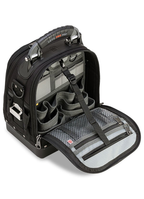 Veto Pro Pac Tech MCT Blackout-Buildout Tool Bag with Tool Panel and Meter Panel