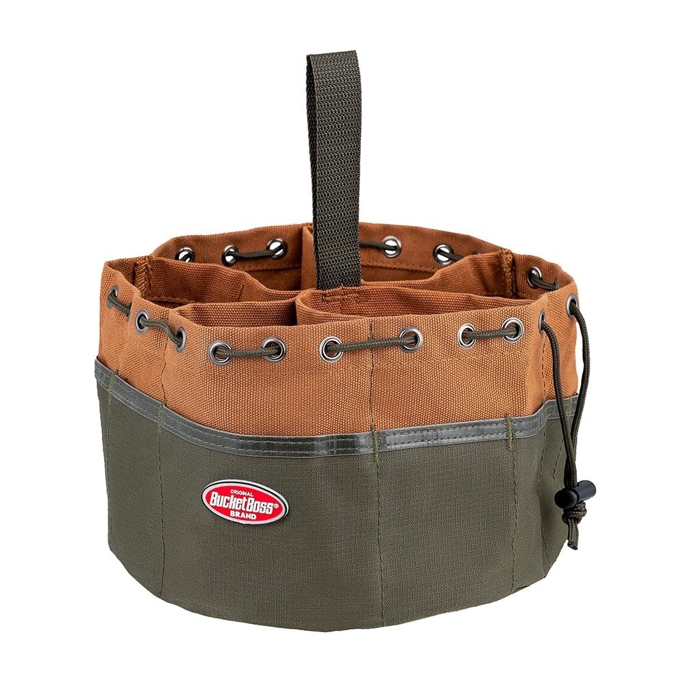 Canvas Organizer Parachute Bag with 19 Pockets for Tools, Nails, Screws, Bolts –