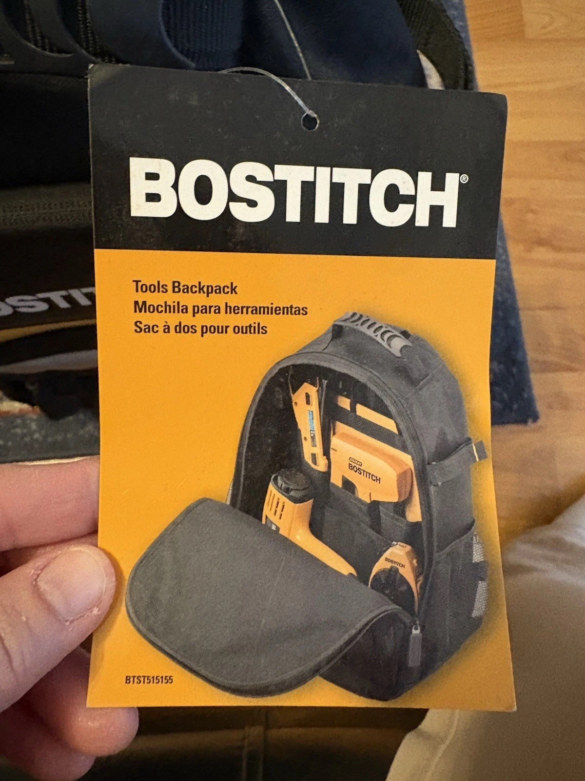 🔥Bostitch Tools-Tool Storage Backpack /Mechanic’s/Construction Tools Bag,NWT