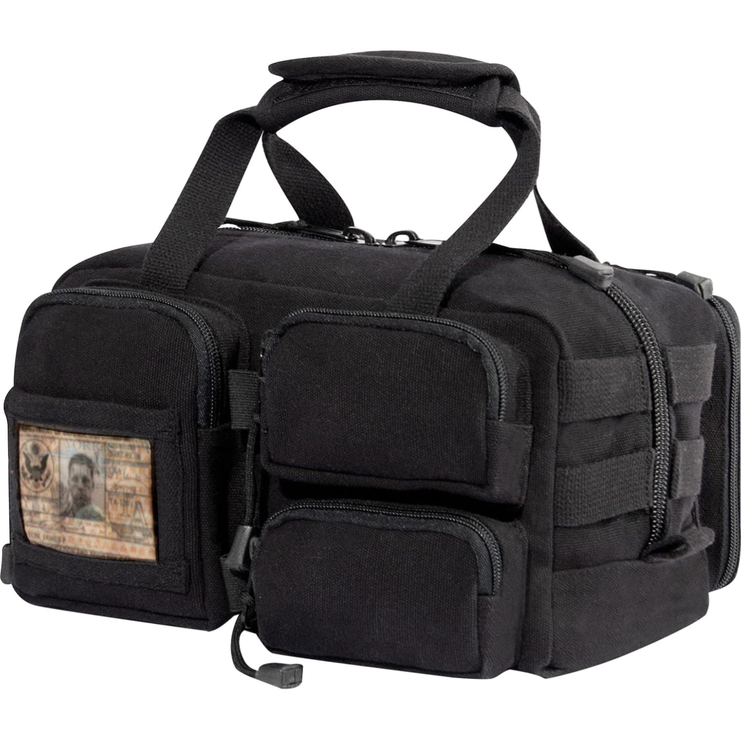 Rothco Canvas Tactical Tool Bag Black Molle Mechanics Carry Bag