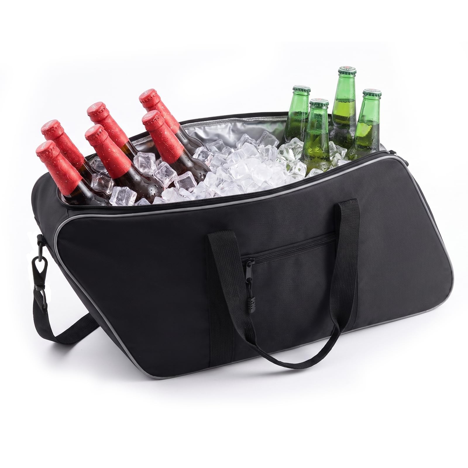 Motorcycle SaddleBag Cooler Bag Leakproof For Harley Touring Road King 18L Large