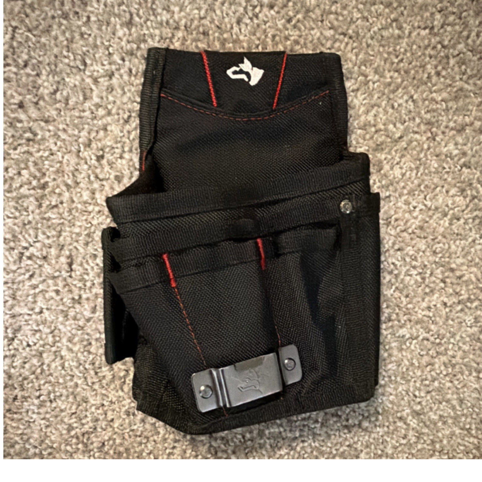 Husky 9-Pocket Black Maintenance Tool Belt Pouch