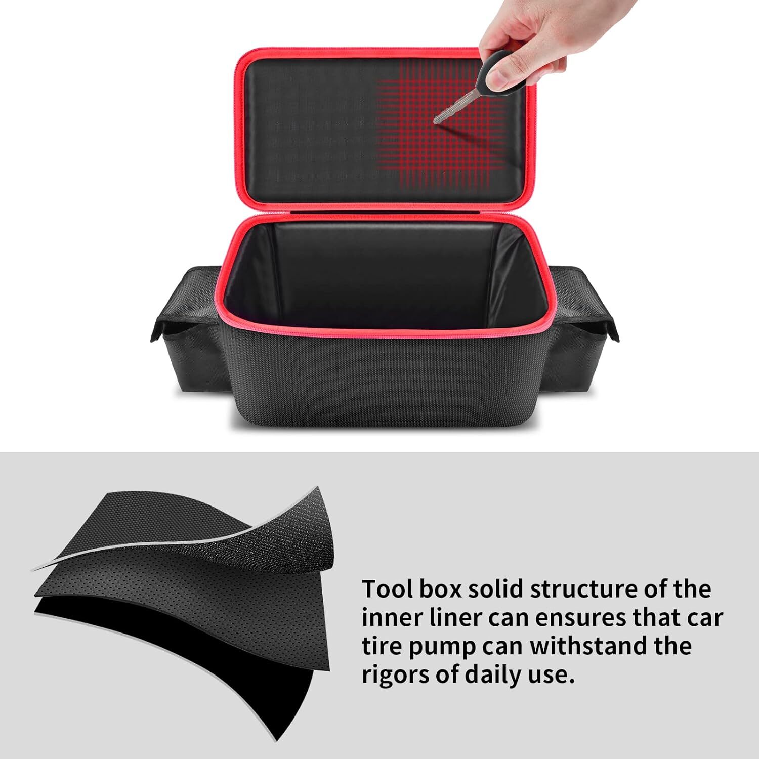 Milwaukee M18 Inflator Bag Storage Case Compact Tool Organizer For Accessories