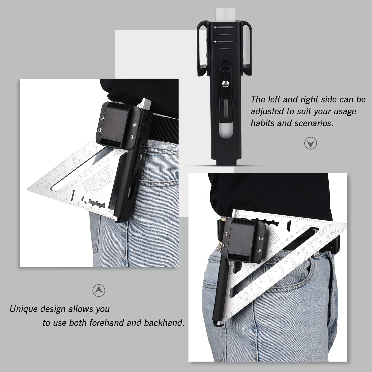 Rafter Square Belt Clip for 7In Rafter Square – Left and Right bidirectional …