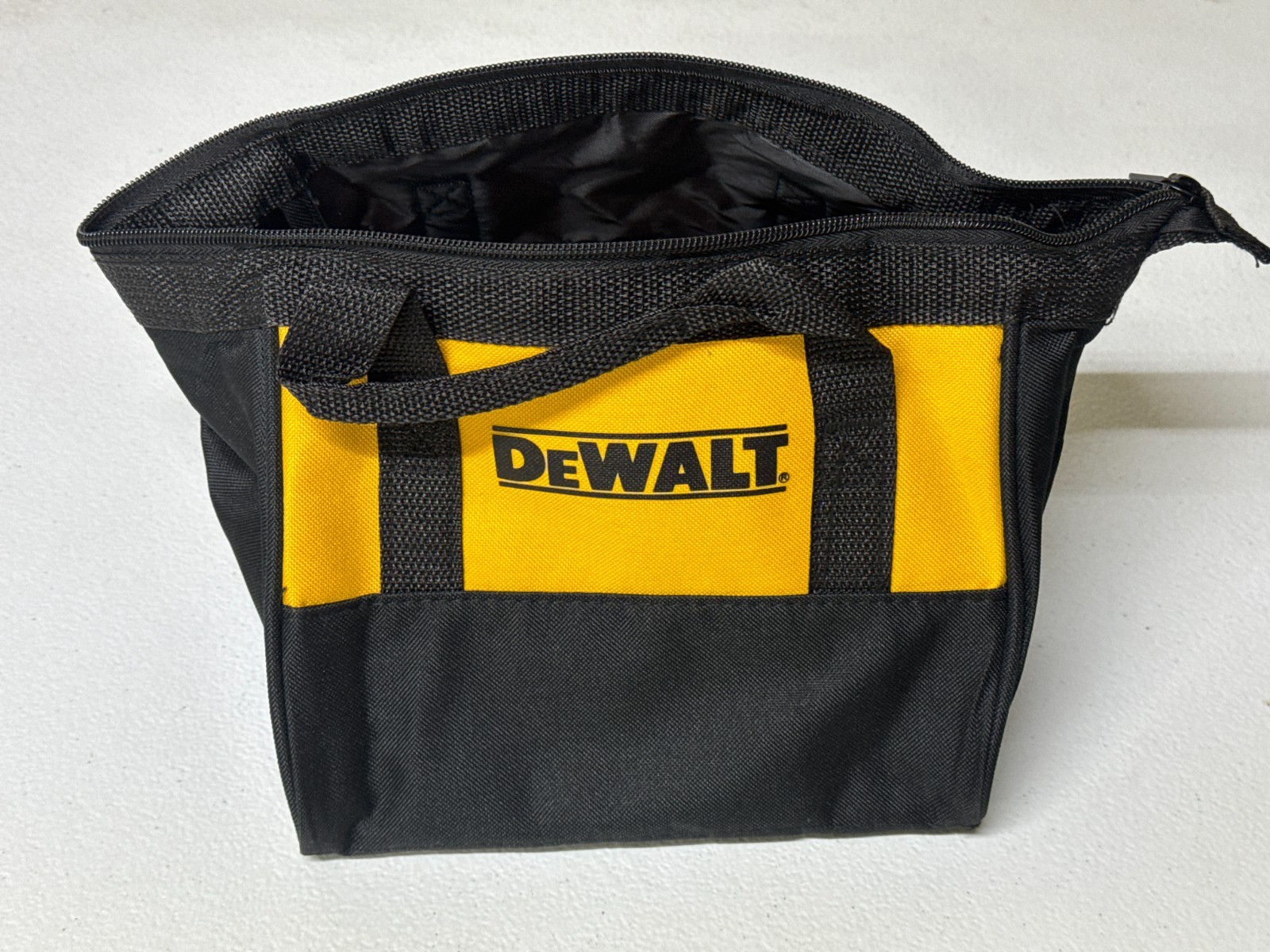 Lot Of 2- DeWalt 9″ X 9″ X 8″ Small Canvas Tool Bag. TWO BAGS