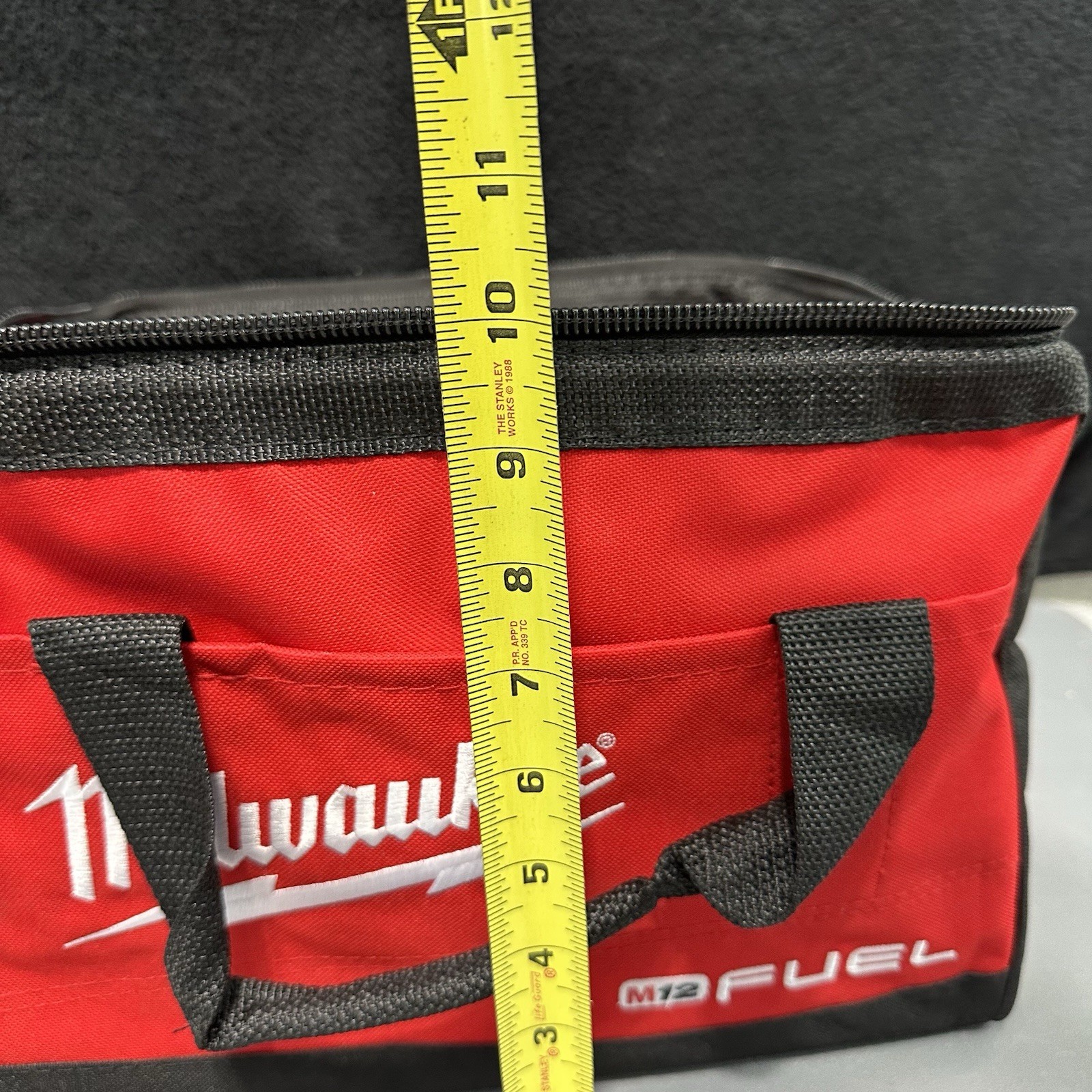 New Milwaukee FUEL M12 12″ Heavy Duty Contractors Tool Bag 12″ x 9″ x 10″